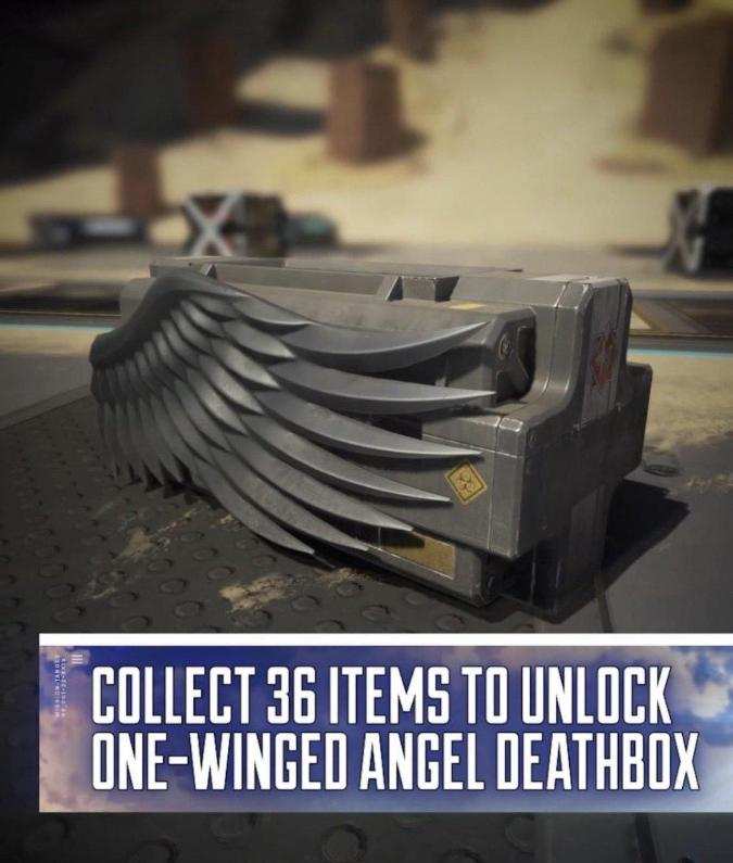 Players can earn a One-Winged Angel Deathbox for obtaining all 36 limited-time cosmetics in the Apex Legends x Final Fantasy 7 crossover event.